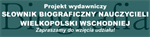 Słownik biograficzny nauczycieli Wielkopolski Wschodniej